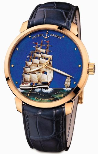 Fake Ulysse Nardin 8156-111-2 / KRUZ Classico Enamel watches for sale